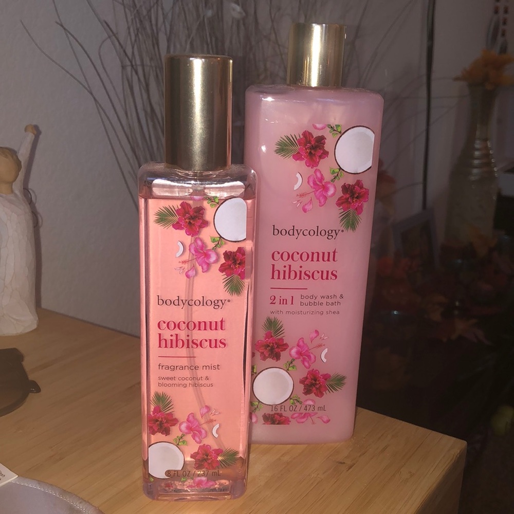 Body mist & bubble bath/wash set